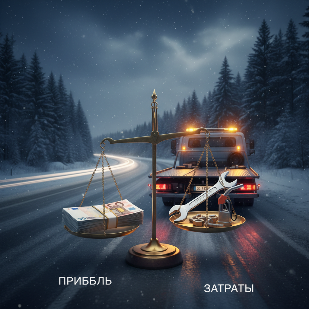 обложка для статьи про Есть ли смысл покупать эвакуатор в 2024? Разбор: от затрат до прибыли.