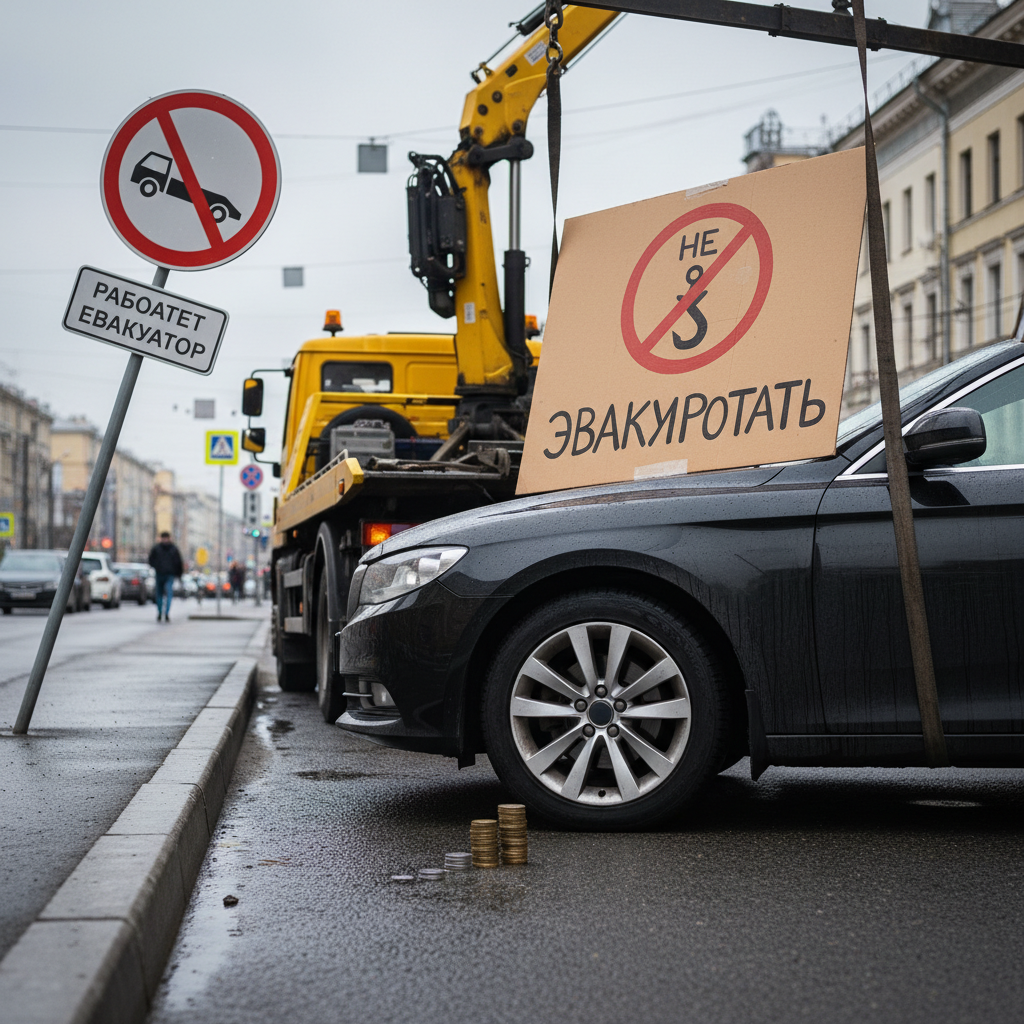 обложка для статьи про Как поставить машину, чтобы не забрал эвакуатор: 7 способов